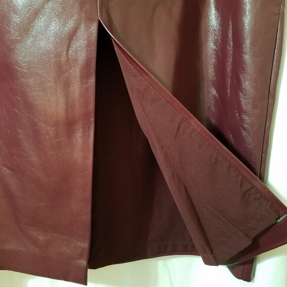 Edited by Hunter McGrady Women’s Faux Leather Skirt – Black – Size 12 –Brand NEW - Picture 13 of 16